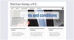 Desktop Screenshot of neellawgroup.com