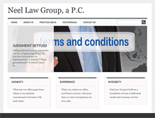 Tablet Screenshot of neellawgroup.com